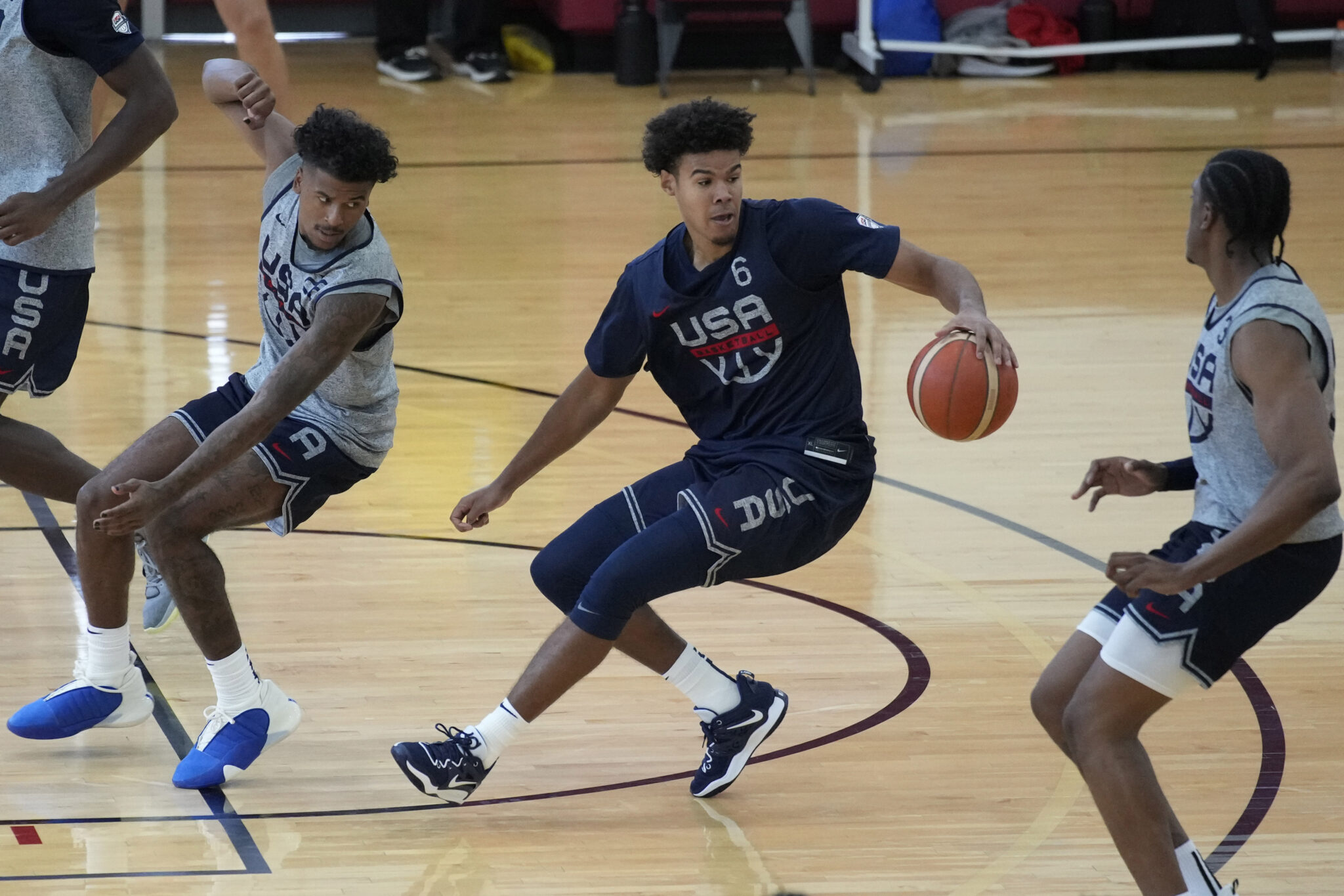 USA Basketball's select team wins pair of scrimmages vs Fiba World Cup