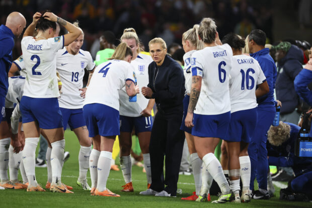 England coach manager Sarina Wiegman Fifa Women's World Cup