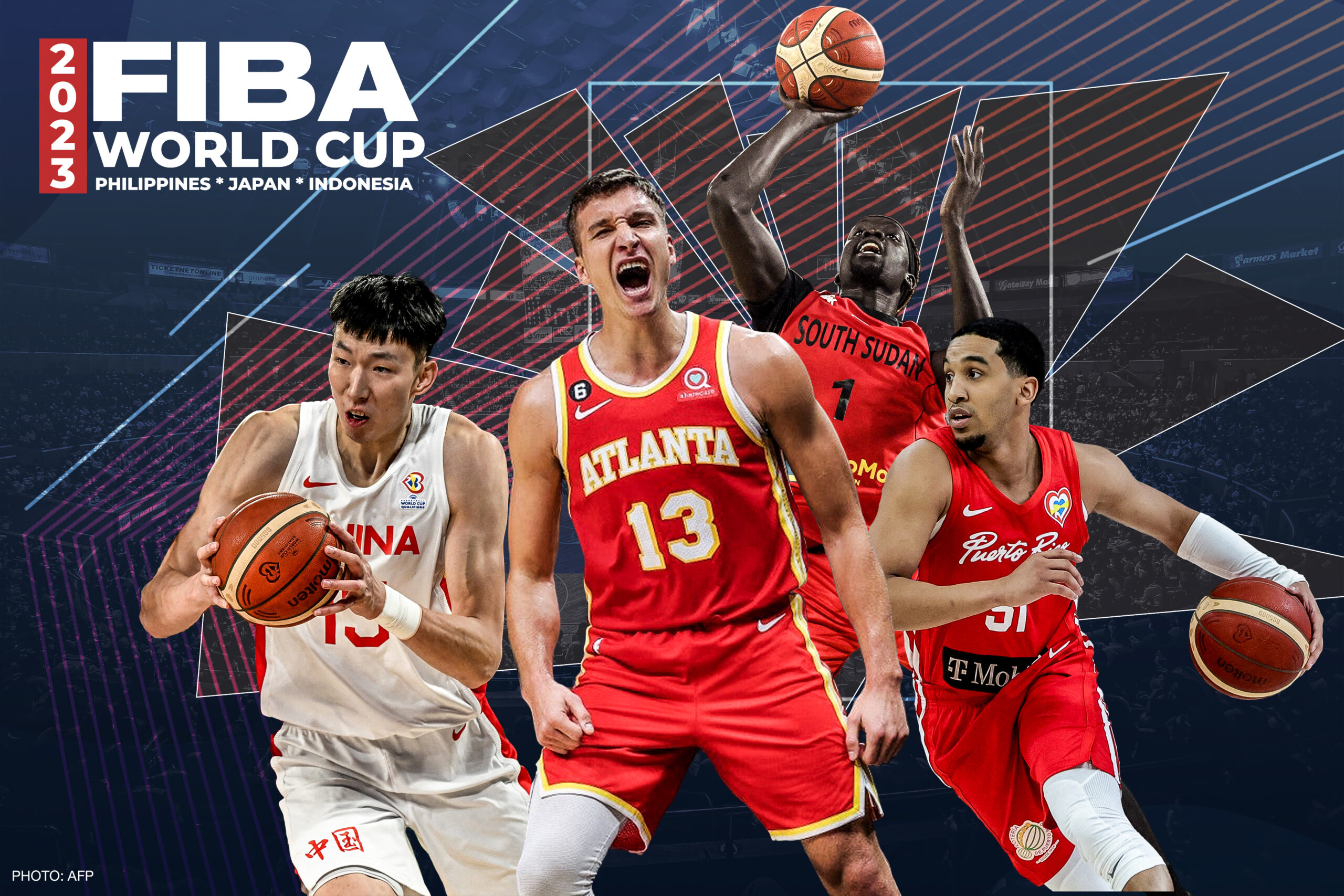 Group B of the FIBA World Cup Serbia, China, South Sudan, Puerto Rico