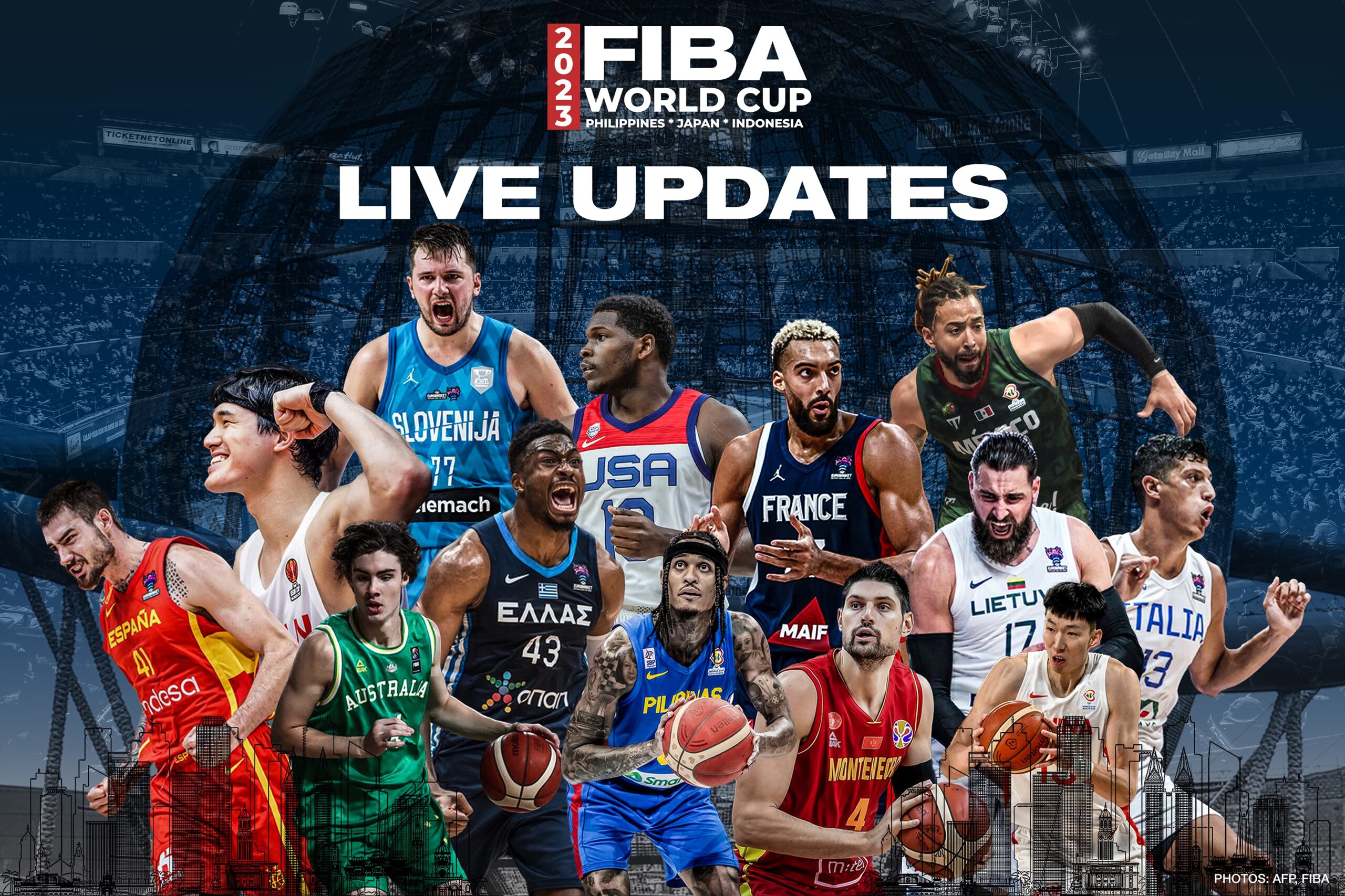 LIVE UPDATES Fiba World Cup second round, classification phase