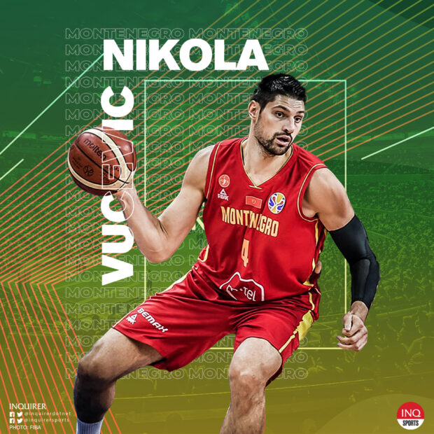 El jugador montenegrino Nikola Vucevic en el Mundial