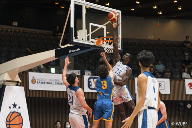 Even the highly-toutedJoseph Obasa (No. 25) will have to work hard to make the Ateneo cut. —WORLD UNIVERSITY BASKETBALL