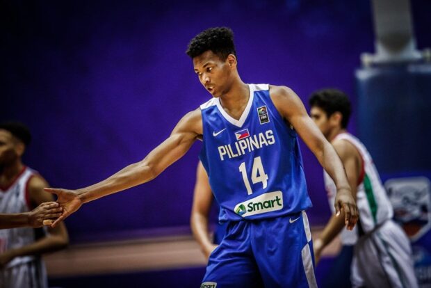 The 6-foot-10 AJ Edu can be a vital cog for the Nationals inthe World Cup. —FIBA.COM
