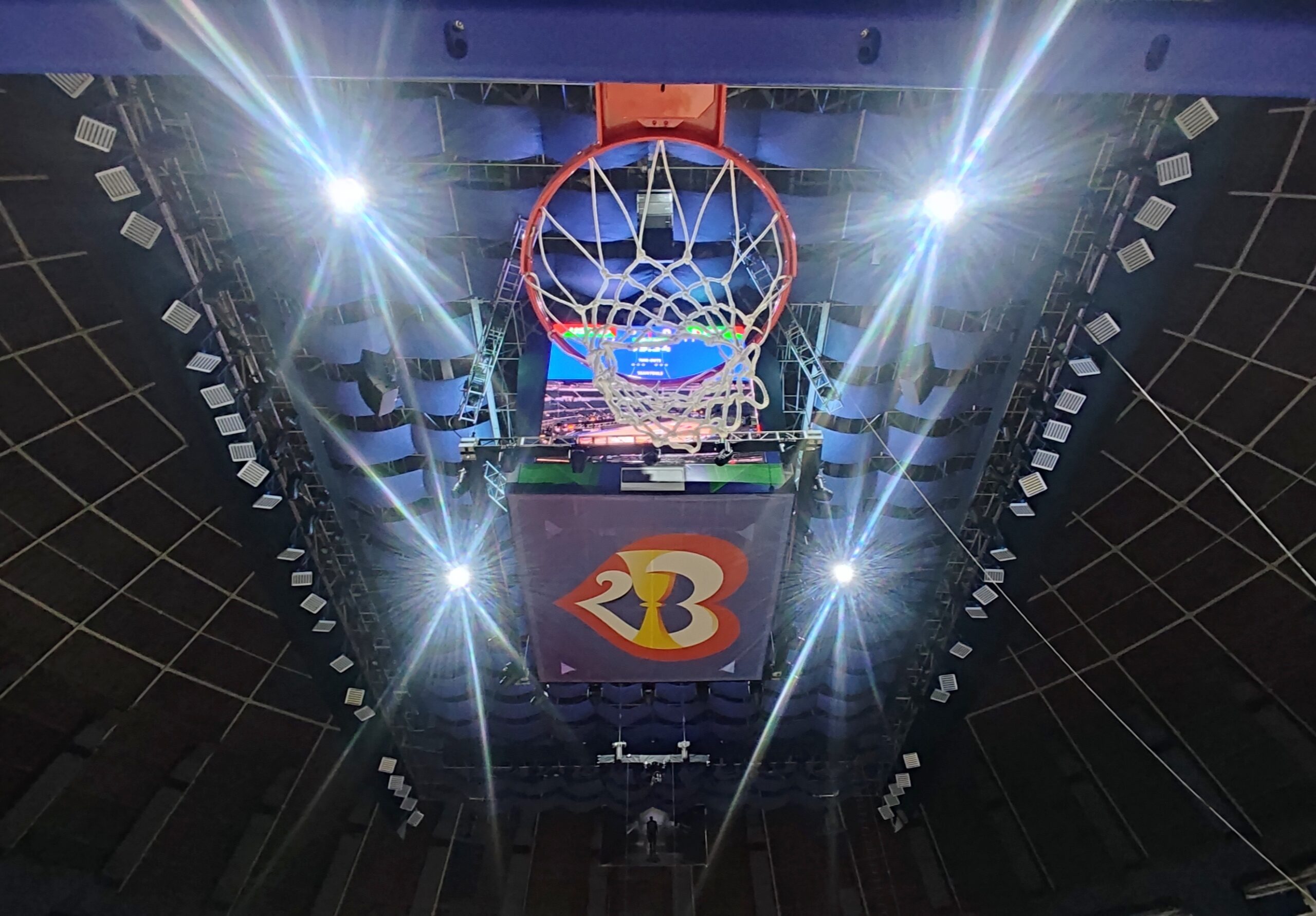 The Araneta Coliseum is already spruced up and ready to host another historic sporting event. —AUGUST DELA CRUZ