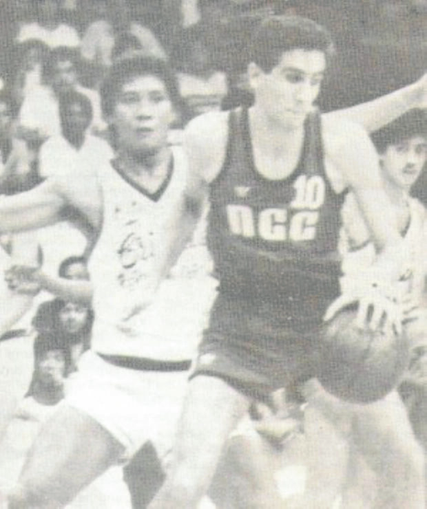 This file photo shows Chip Engelland (No. 10) in action whileNCC played as a guest team in the PBA. —FILE PHOTO