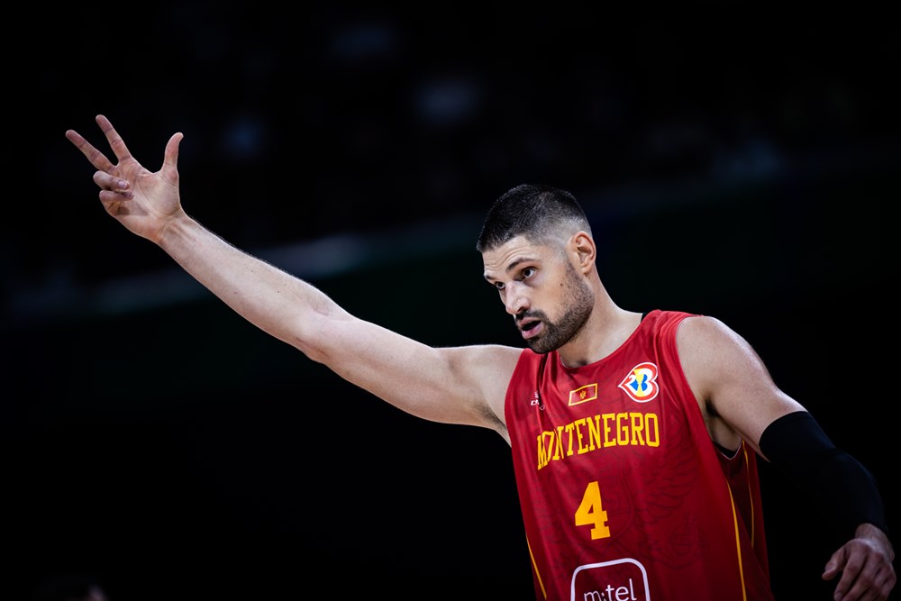 Montenegro's Nikola Vucevic in the Fiba World Cup game in Manila.