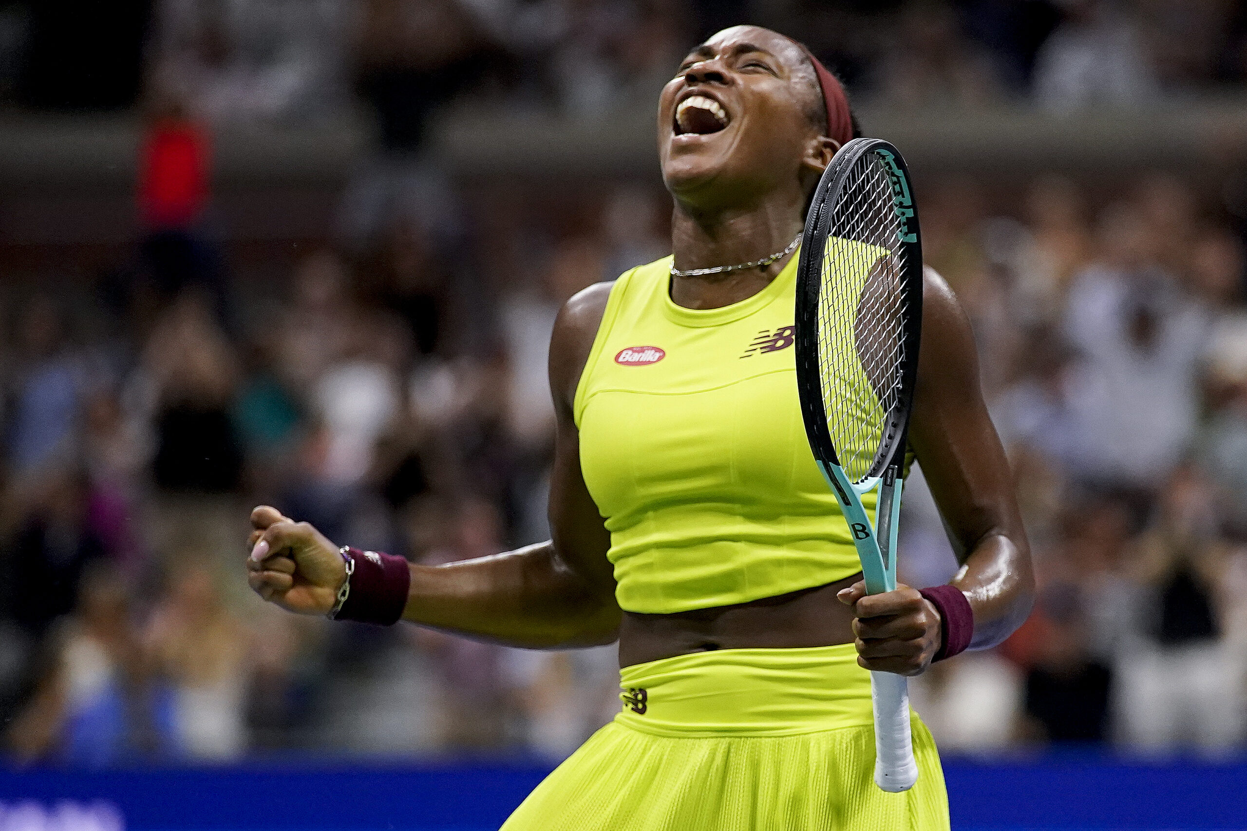 Coco Gauff wins US Open semifinal delayed by climate protest Inquirer Sports