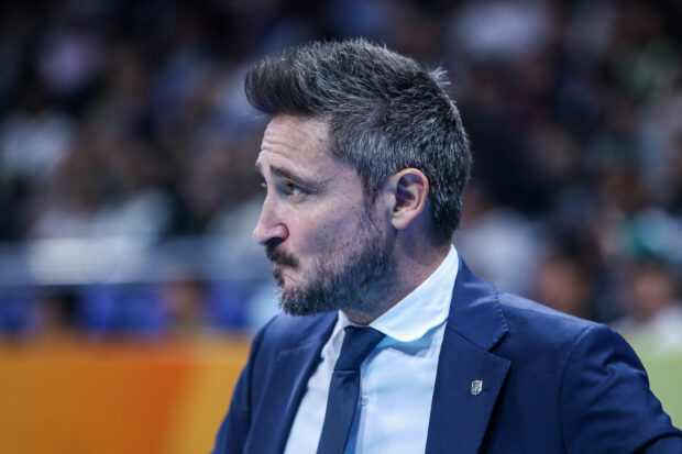 Italy coach Gianmaro Pozzecco. 