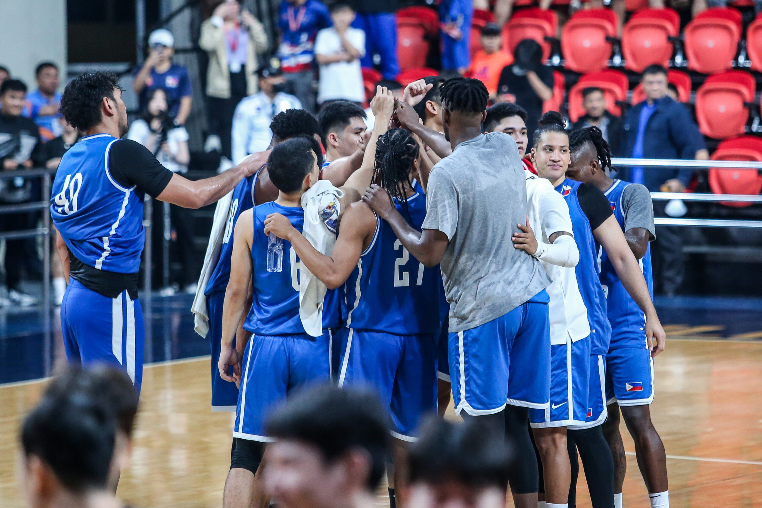 Gilas Pilipinas in highspirits, arrives in China for Asian Games