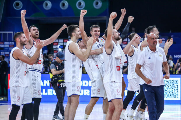 Serbia celebrates Fiba World Cup semifinal win