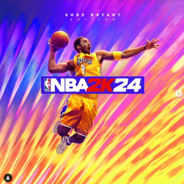 ALL-STAR REBOOT The latebasketball superstar Kobe
Bryant graces the cover of
the NBA 2K24 video game.
—SCREEN GRAB