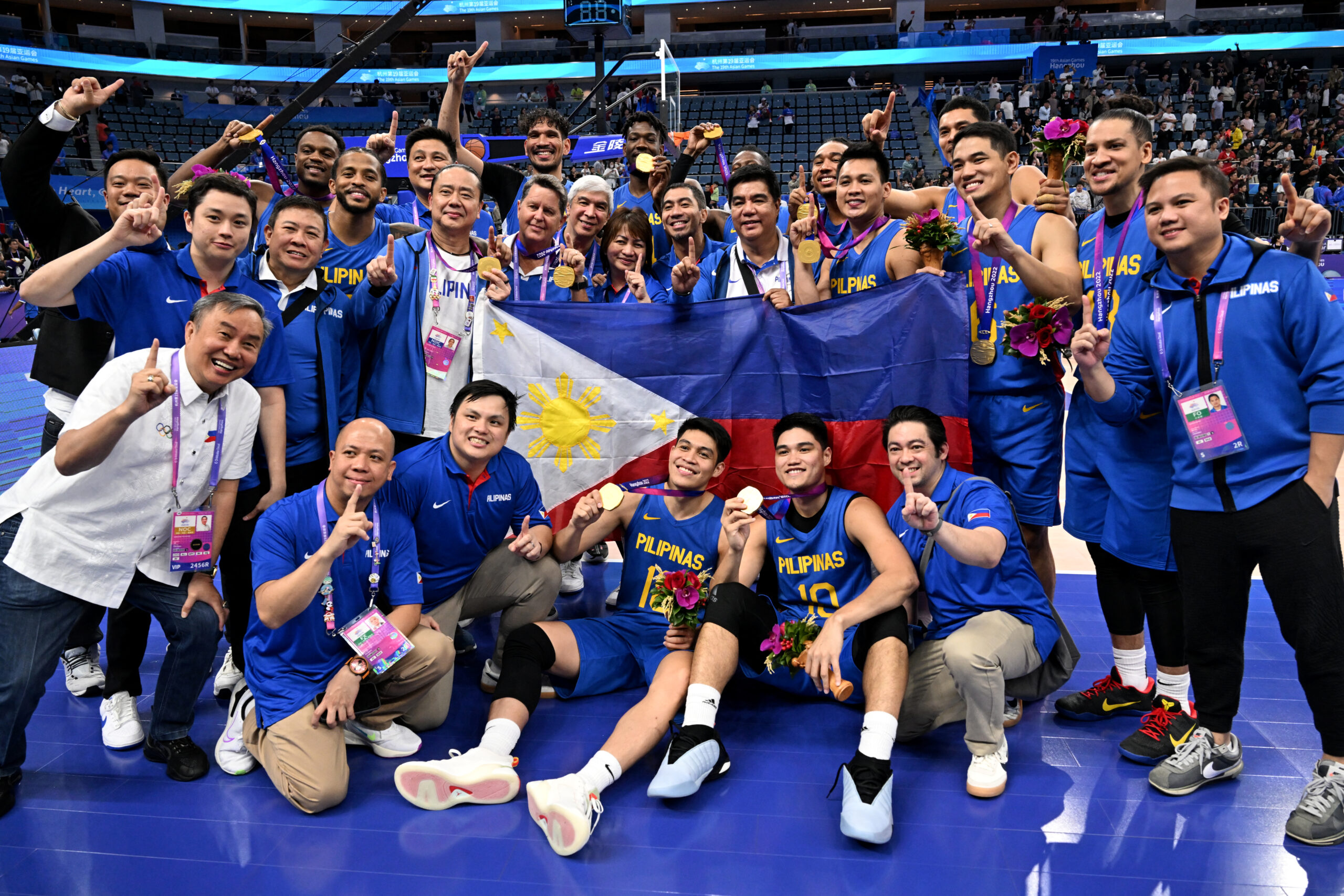 This picture will accompany a story that will be retold for years to come, one Tim Cone and the Philippine national team got to write in the Asian Games.