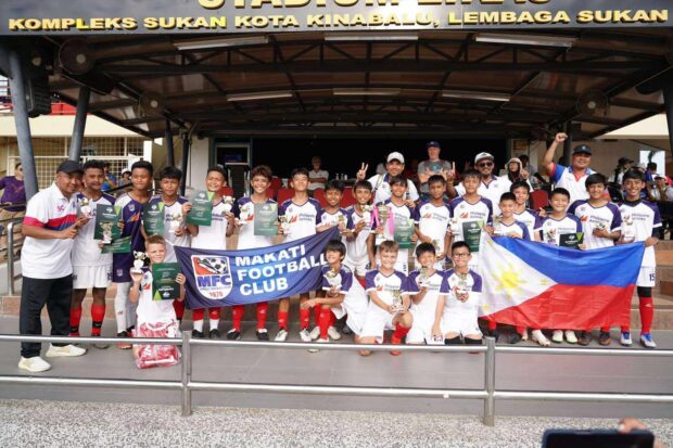 Makati FC's Boys Under 12 and Under 13 squads emerged triumphant in the recently-concluded 2023 Malaysia Borneo Football Cup