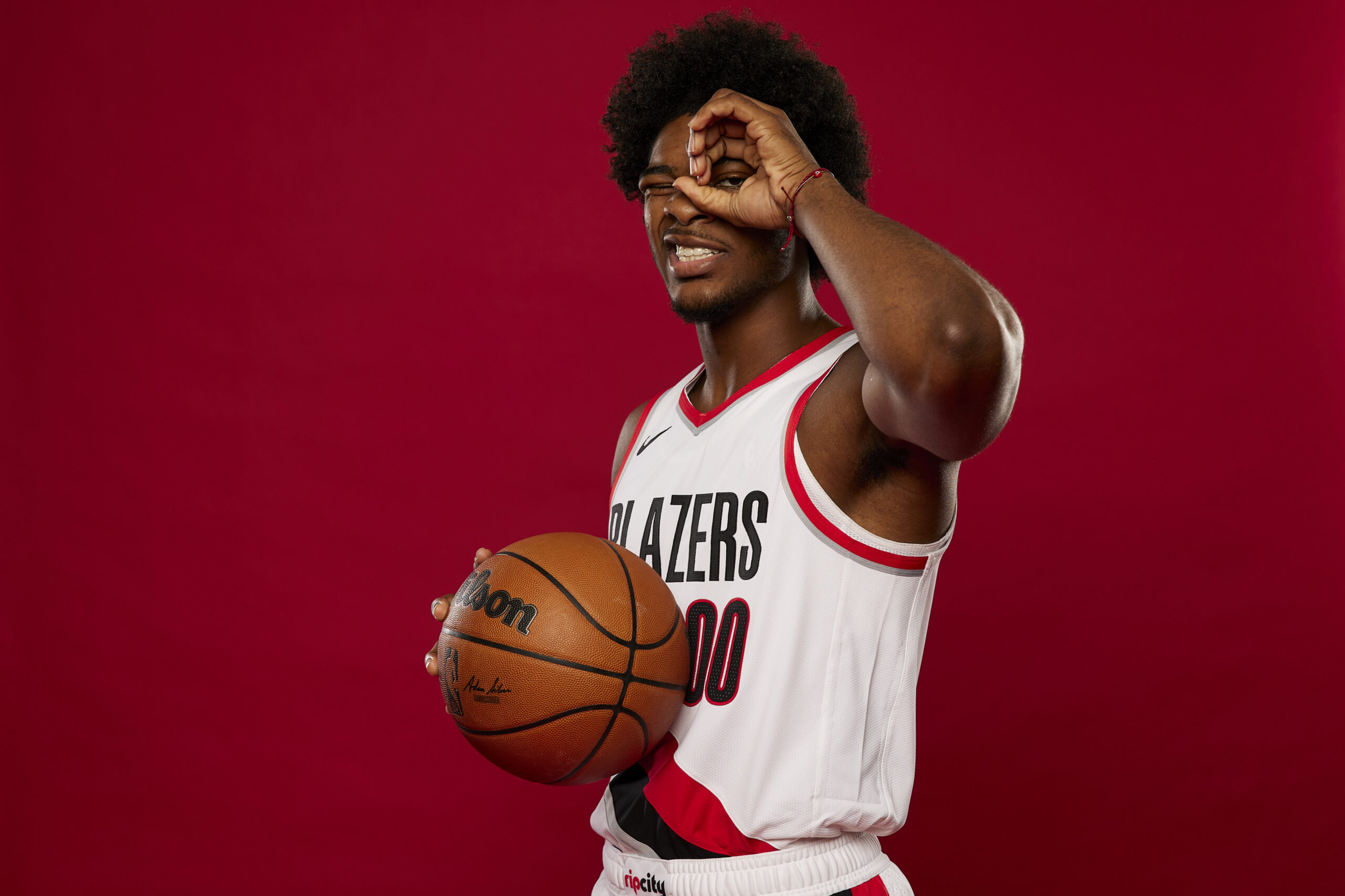 Keon Johnson of the Portland Trail Blazers poses for a portrait on News  Photo - Getty Images