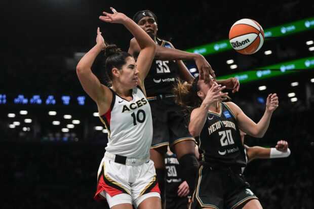WNBA Finals: Liberty avoid sweep by beating Aces in Game 3 - Los
