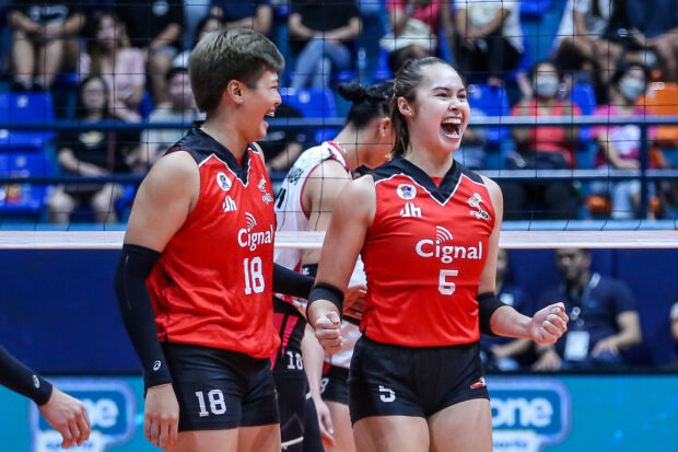 Cignal HD Spikers' Vanie Gandler in the PVL All-Filipino Conference. –MARLO CUETO/INQUIRER.net