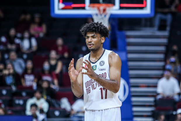 UP Fighting Maroons' Francis Lopez. –MARLO CUETO/INQUIRER.net
