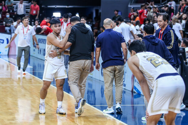 Kean Baclaan and the NU Bulldogs vs UE Red Warriors.