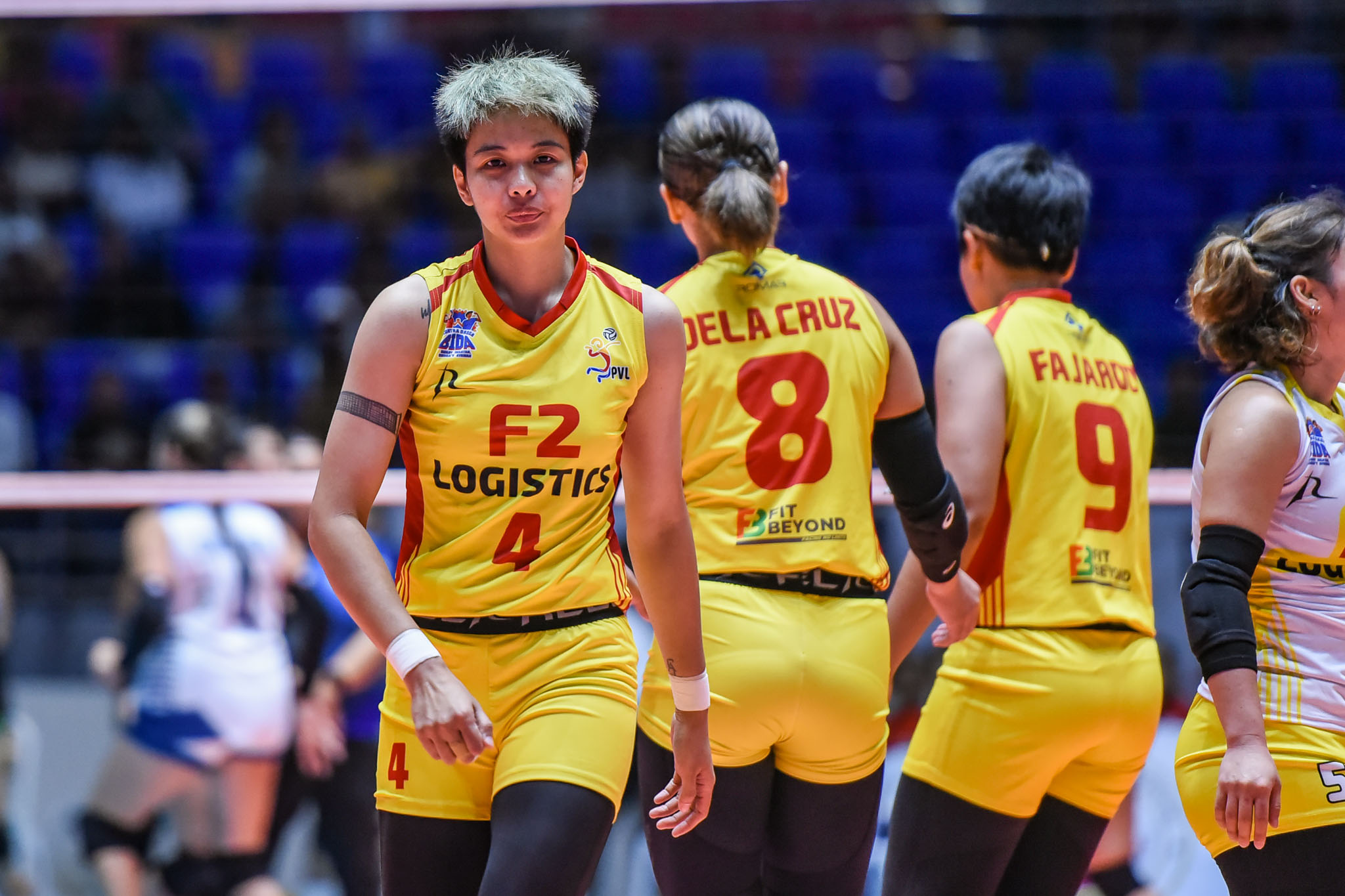 F2 Logistics' Ara Galang in the PVL All-Filipino Conference.