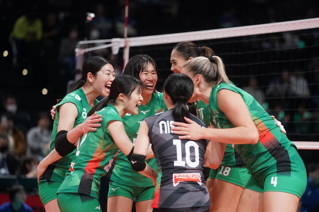 Jaja Santiago y su escuadrón JT Marvelous en Japón V.League.