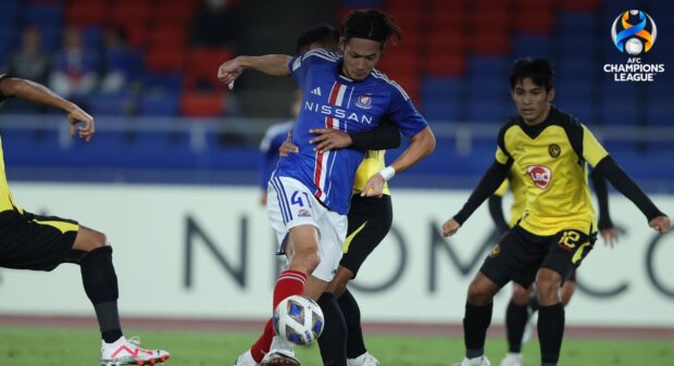 Yokohama F. Marinos vs Kaya Iloilo FC in the AFC Champions League. 