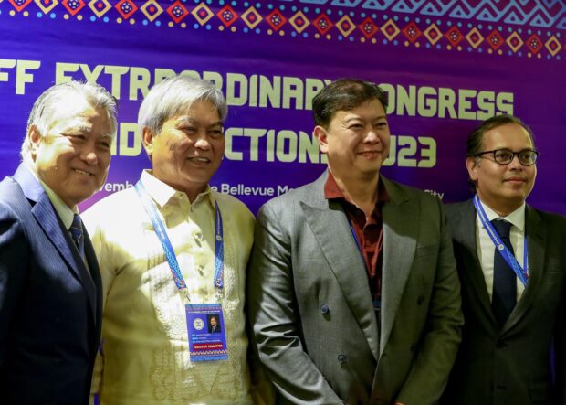 The Philippine Football Federation elects John Gutierrez as new president during an extraordinary congress held in Alabang, Muntinlupa City.