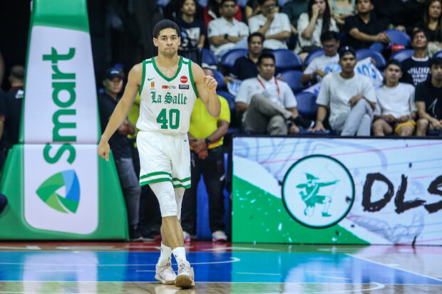 La Salle's Mike Phillips in a UAAP game.