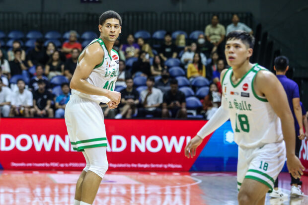 La Salle's Mike Phillips in a UAAP game