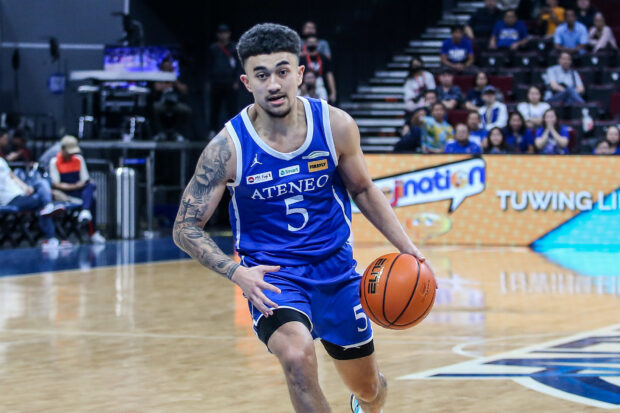 Ateneo Blue Eagles' Jared Brown in the UAAP Season 86 men's basketball tournament.