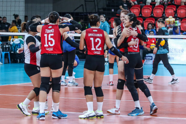 Erika Santos leads PLDT High Speed Hitters in their latest PVL win.