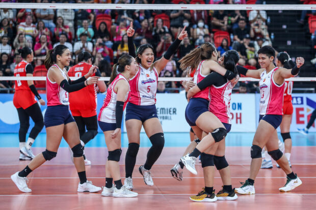 Creamline Cool Smashers stay undefeated after outlasting Petro Gazz Angels in the PVL