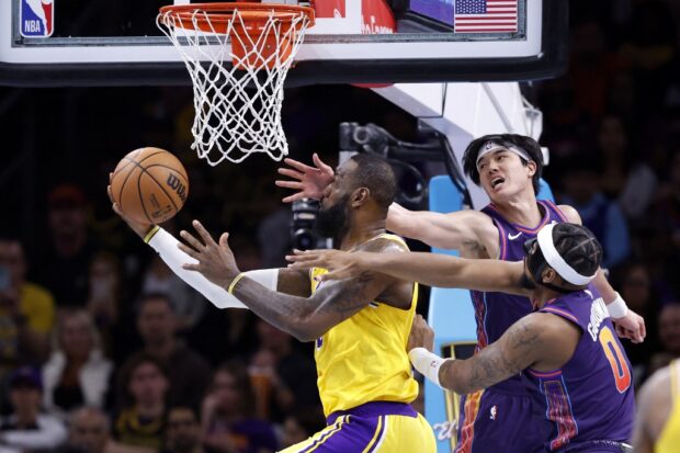 LeBron James Lakers Suns NBA