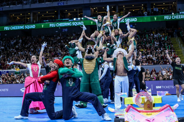 FEU Cheering Squad rules UAAP Cheerdance Competition 2023. 