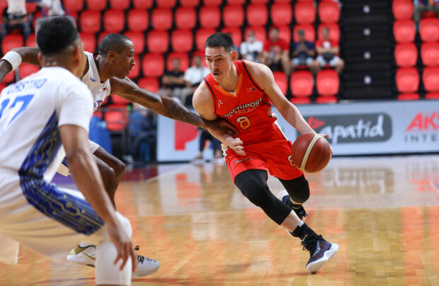 Robert Bolick (right) interestingly plays against TNT and Rondae Hollis- Jefferson in his first game back. —PBA IMAGES