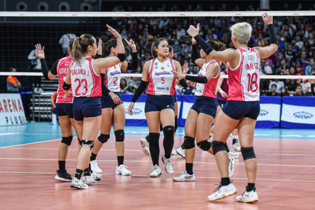 Creamline Cool Smashers in the PVL All-Filipino Conference Finals.