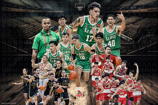 La Salle, San Beda and UST: the teams that made it to the top of the collegiate basketball mountain in 2023