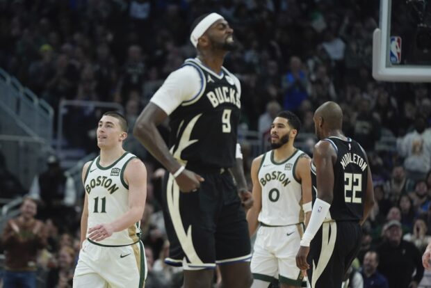 NBA: Bucks vs Celtics Giannis Antetokounmpo
