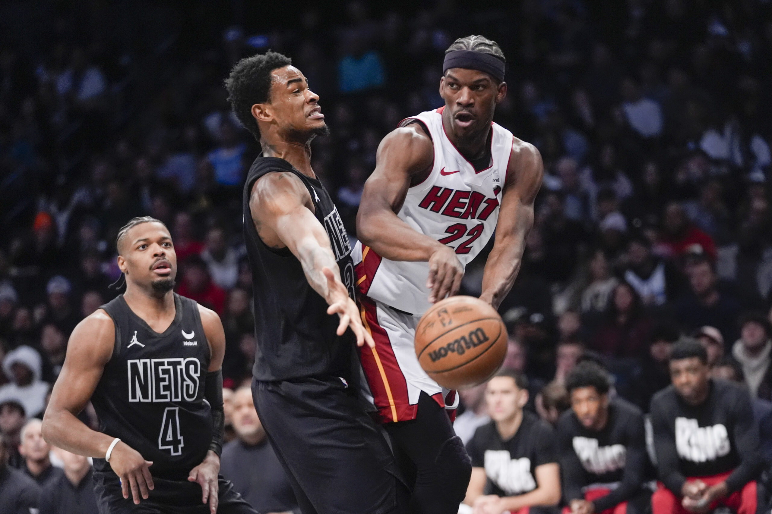 Heat escape Nets in OT on Jimmy Butler free throws