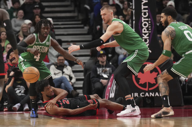 Jrue Holiday Celtics vs Raptors NBA
