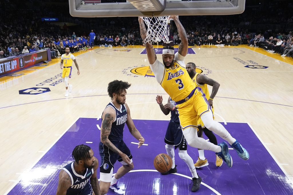 NBA: Lakers overcome Luka Doncic, Maveroicks