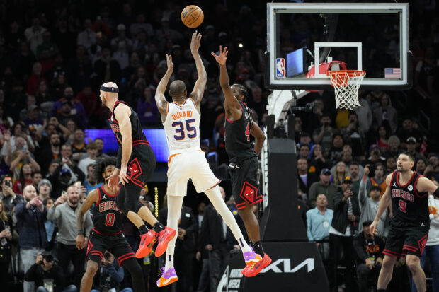 Kevin Durant Suns vs Bulls NBA