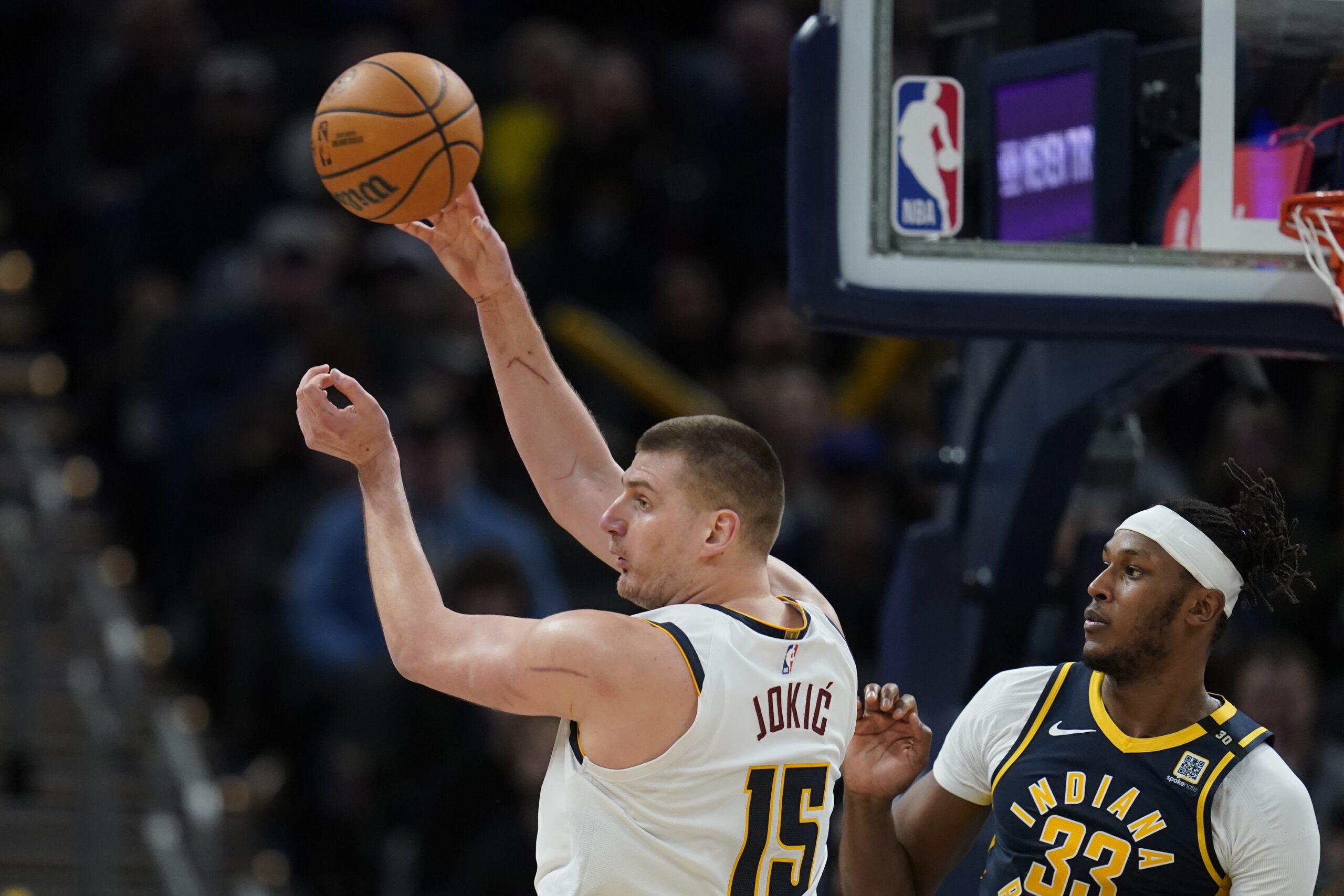 Murray's 31 points, Jokic's triple-double help Nuggets beat Pacers 114-109