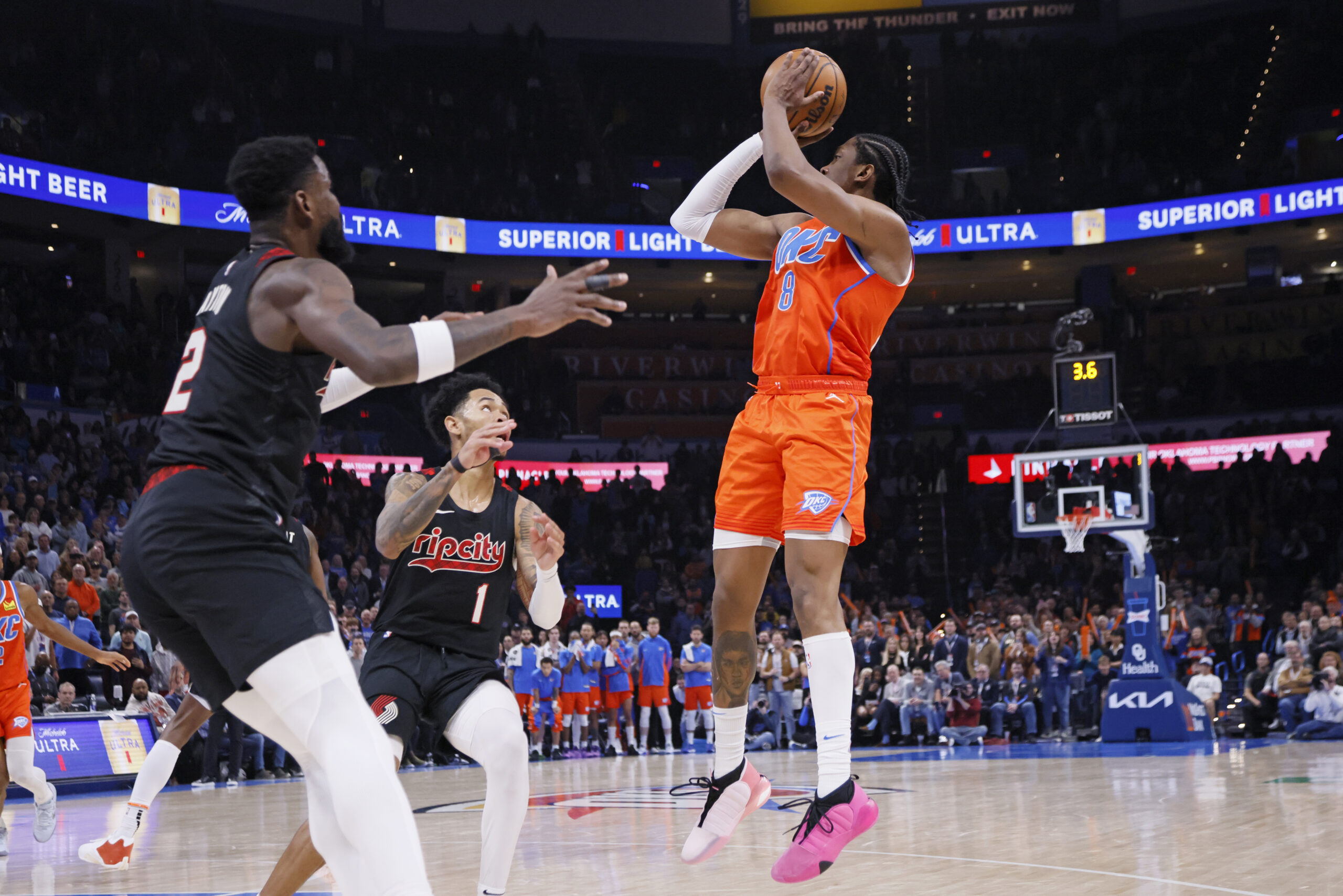 NBA: Jalen Williams winner lifts Thunder over Trail Blazers