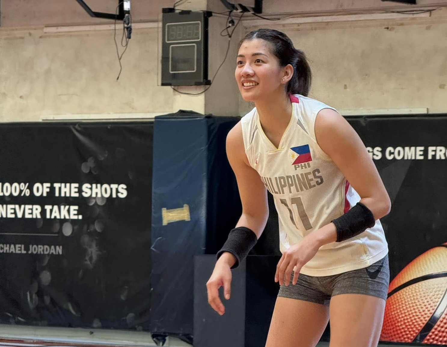 Kim Kianna Dy joins the PLDT High Speed Hitters training after her transfer.