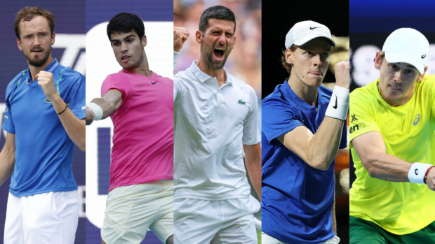 Djokovic to Sinner: Five men to watch at Australian Open 2024.