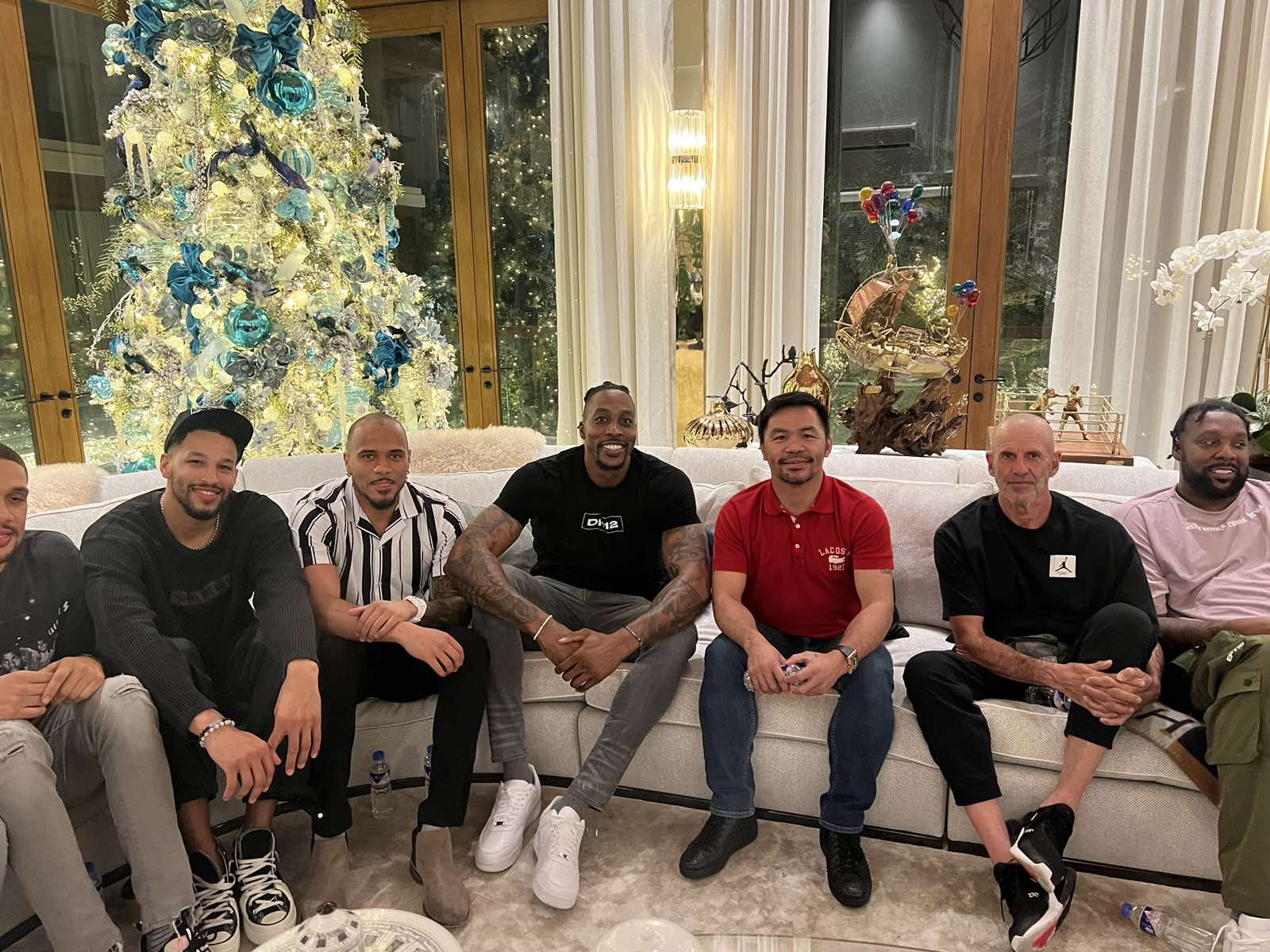 Dwight Howard Visits Manny Pacquiao
