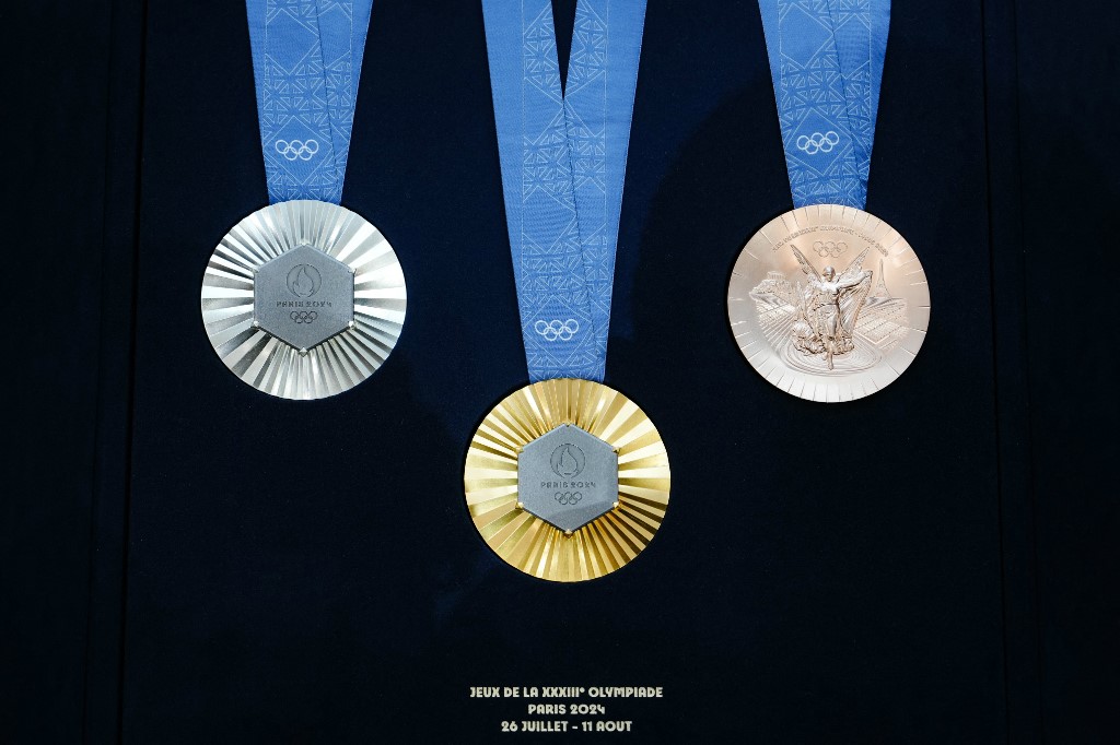 Paris Olympics medals Eiffel Tower