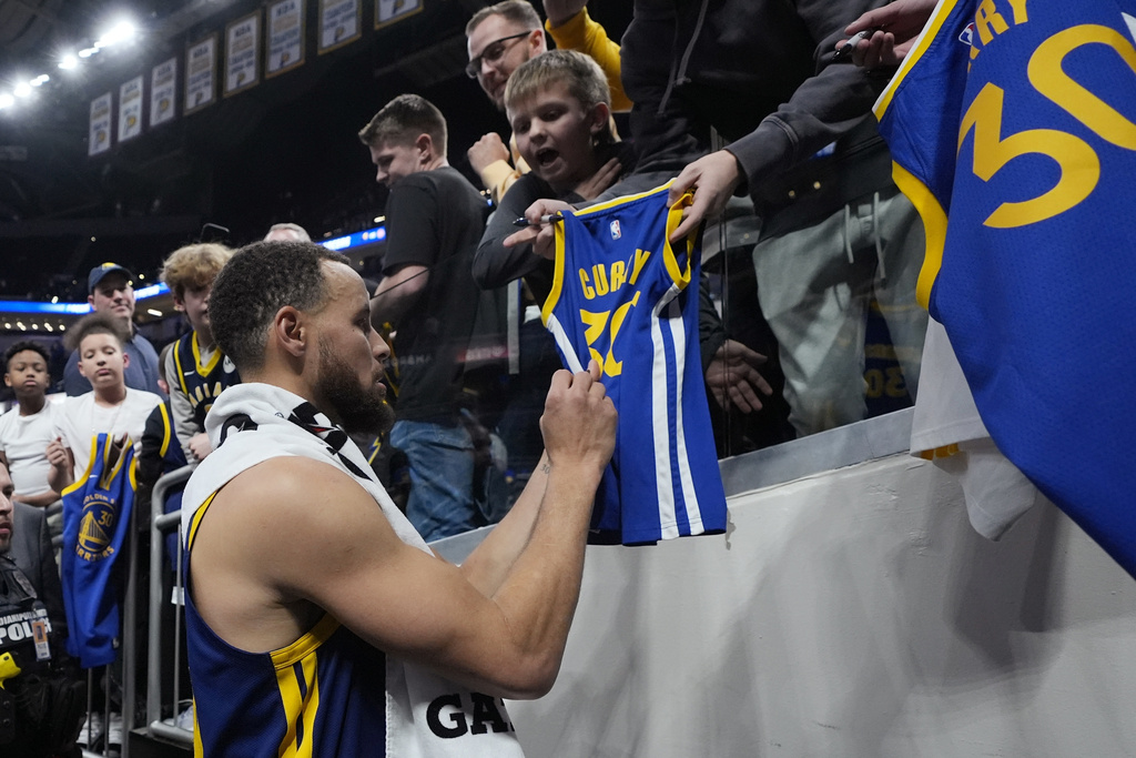 NBA Golden State Warriors' Stephen Curry