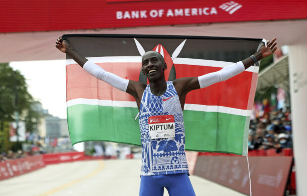 Kelvin Kiptum marathon world record holder kenya car crash
