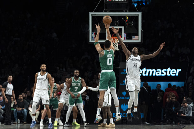 Jayson Tatum Celtics vs Nets NBA